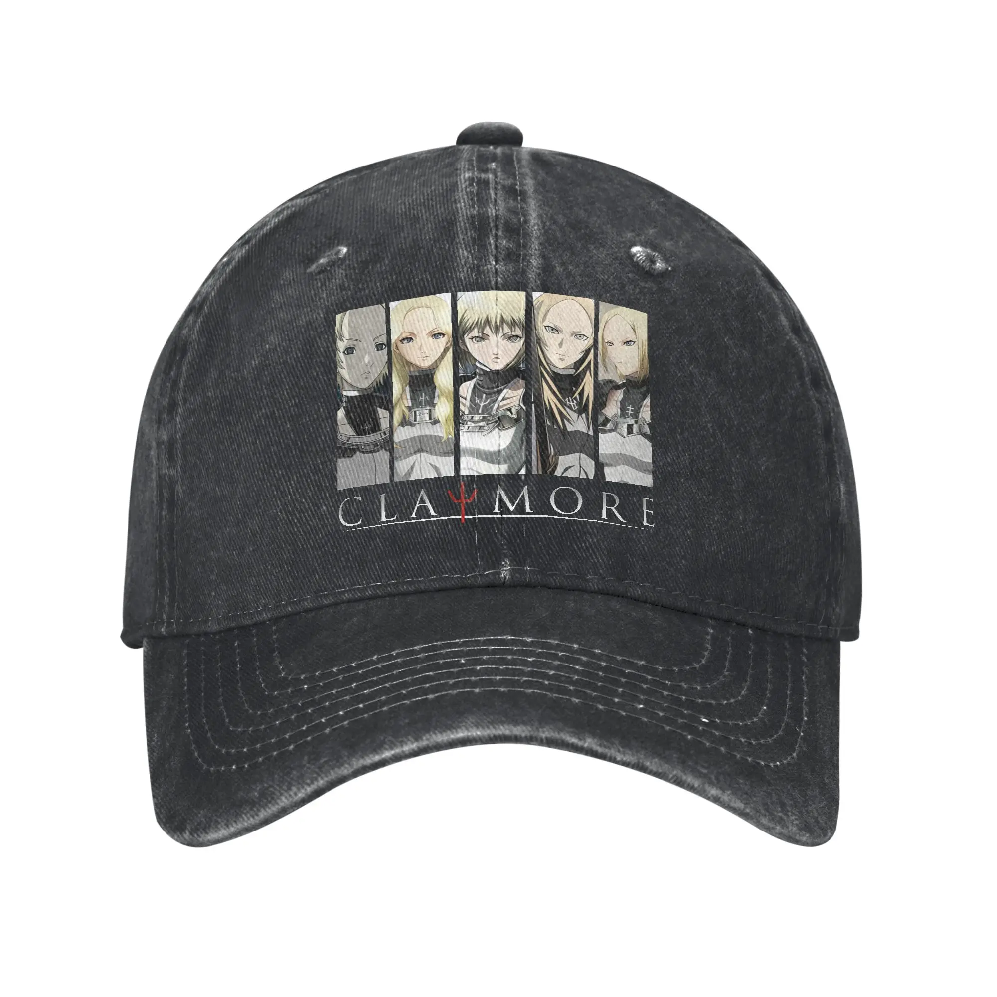 Vintage Love Anime Claymore Girls Characters Fashion Baseball Cap  Classic Luxury Hat  Barbecue Party Luxury Hat