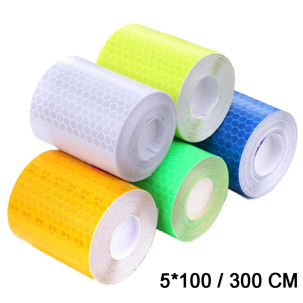 

5 см 1/3/5/10 м/20 м 1 шт. сигнальная лампа отражатель защитная наклейка светоотражающая пленка автомобильные светоотражающие защитные полосы наклейки