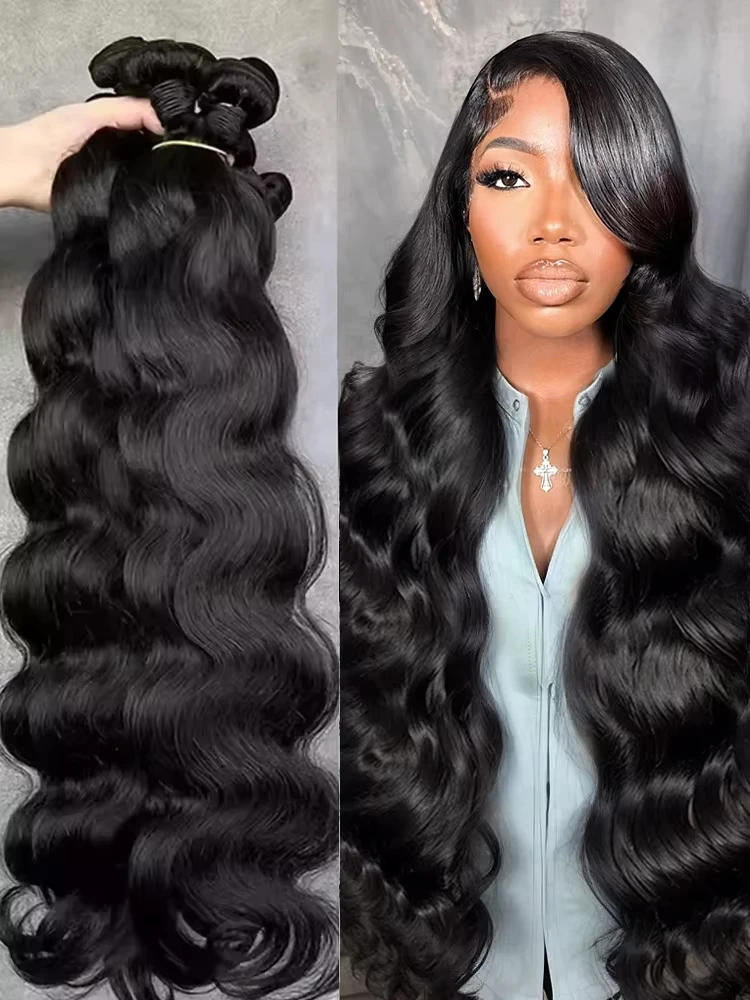 

26 Inch Body Wave Bundles Human Hair Remy Human Hair Unprocessed 12A Brazilian Virgin 3 4 Pcs Raw Hair Bundles Weave Extensions
