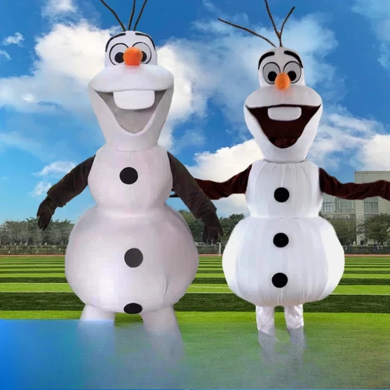 Disfraz de Olaf el Hombre de Nieve de Frozen de Disney, Talla Adulto, para Caminar, para Espectáculos, Navidad, Fiestas de Disfraces