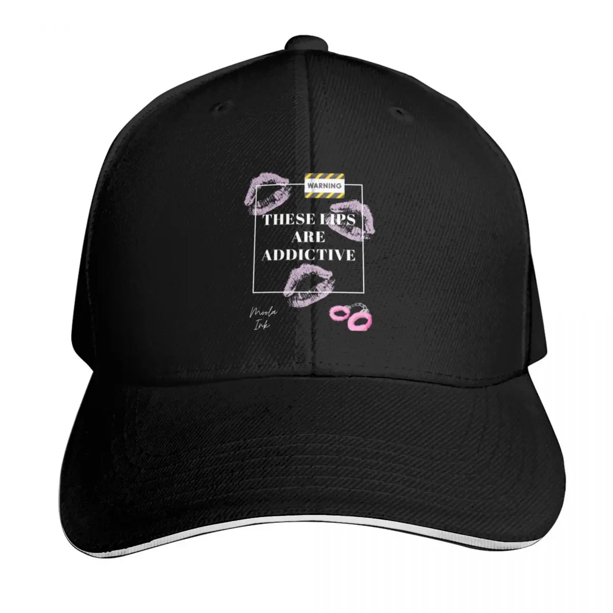 These Lips Are addictive merch Baseball Cap Strapback Dad Hat Six Panel Structured Crown Sun Protection UPF 50+