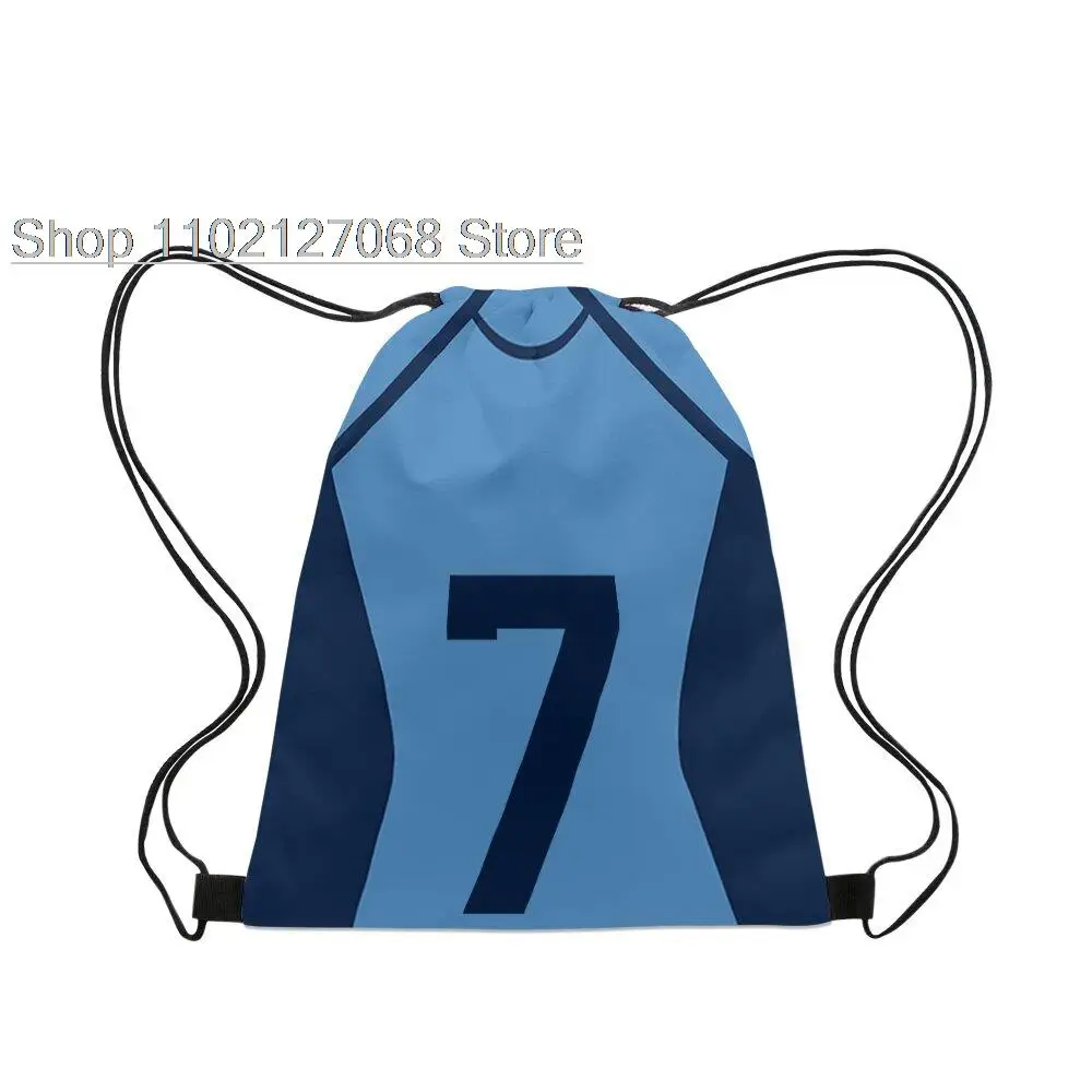Felpa con cappuccio Anime Blue Lock Isagi Yoichi Football Cosplay Borse con coulisse Zaini Borsa per ragazze Borsa sportiva Custodia in tessuto Zaino scolastico