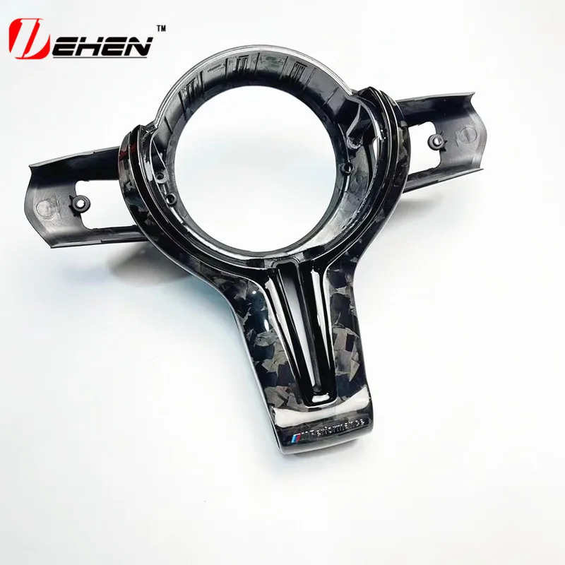 تنطبق على عجلة BMW F F20 F10 F30 1234567 سلسلة X3X4X5X6 غطاء عجلة القيادة من ألياف الكربون المعدلة