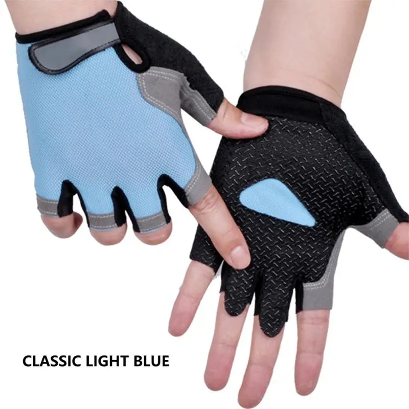 High Elastic Half-finger Tactical Cycling Gloves  Outdoor Sports Sunscreen Non-slip Breathable Thin Fingerless Half-cut Mittens