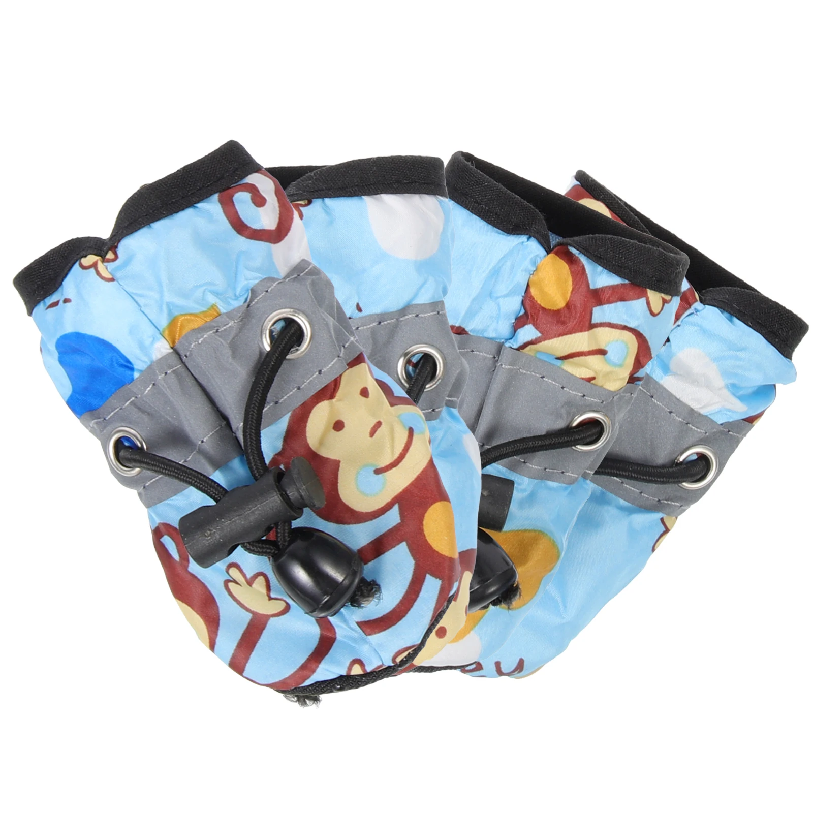 

1 set Pet Dog Soft Sole Shoes Anti-Slip Wear-Resistant Breathable Puppy Boots Outdoor Indoor Protective Footwear Adjustable For