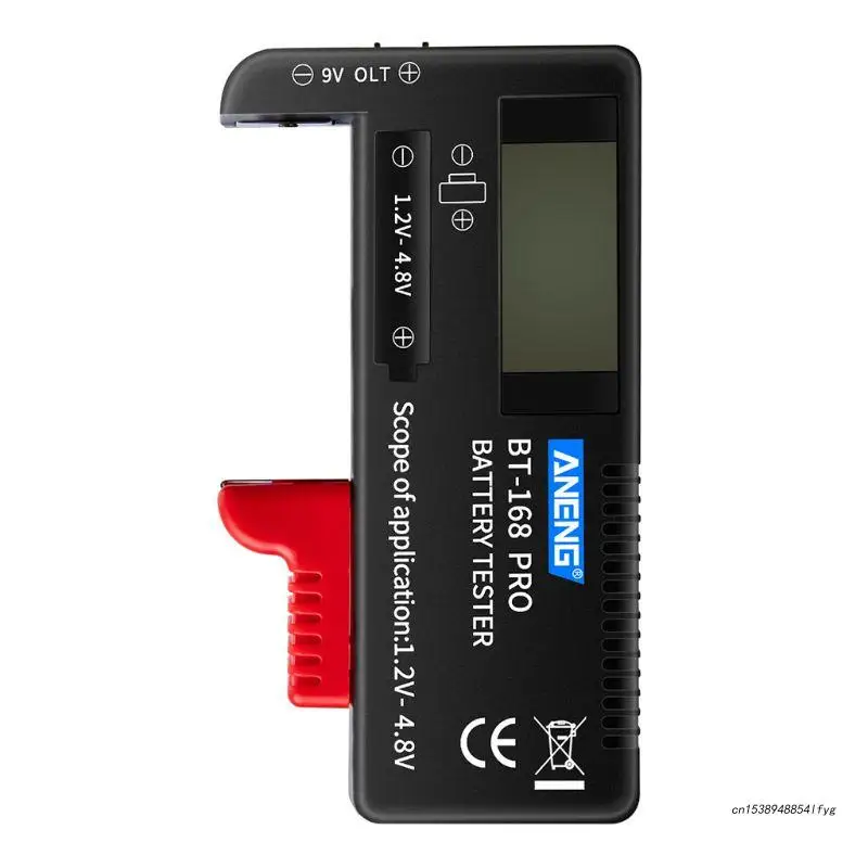 BT168 PRO Battery Capacity Tester for 1.2-4.8V AA AAA Cell C D 18650 Battery