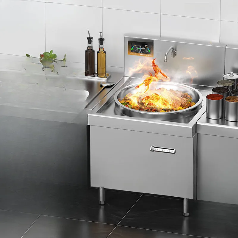 

Commercial high-power 8~ 30KW concave stir-fry induction cooker pot stove canteen DCA5 series