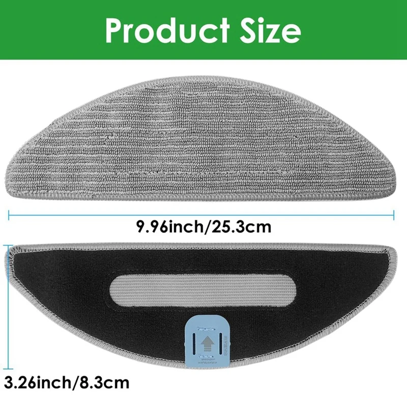 เปลี่ยนผ้าถูพื้นแบบนำกลับมาใช้ใหม่ได้สำหรับ I5 iRobot Roomba Combo I5 + J5 J5 + หุ่นยนต์ดูดฝุ่นไมโครไฟเบอร์ล้างทำความสะอาดได้