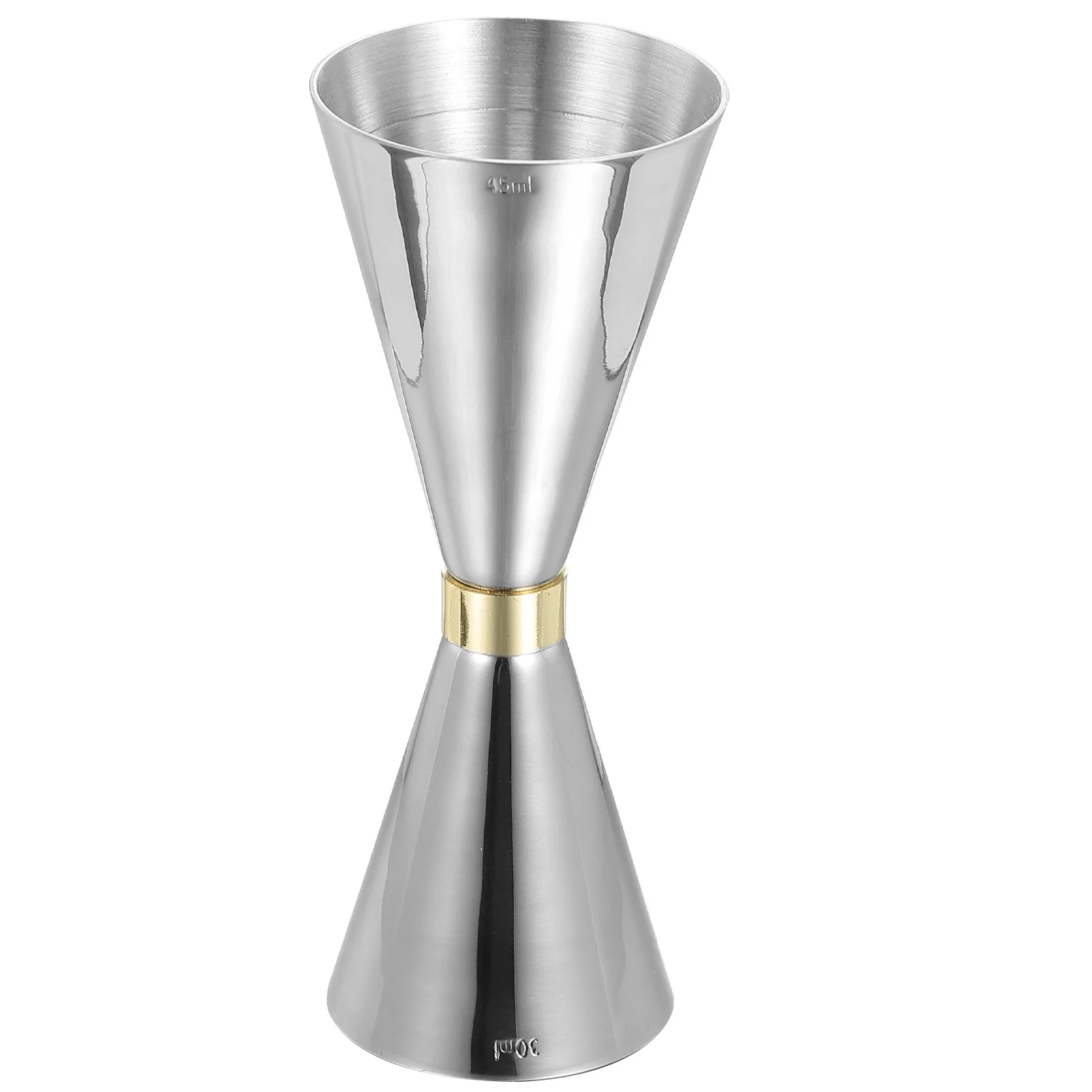 

Exquisite Stainless Steel Cocktail Jigger Accurate Measurement Comfortable Hold Practical Bar Accessory Cocktail Jigger