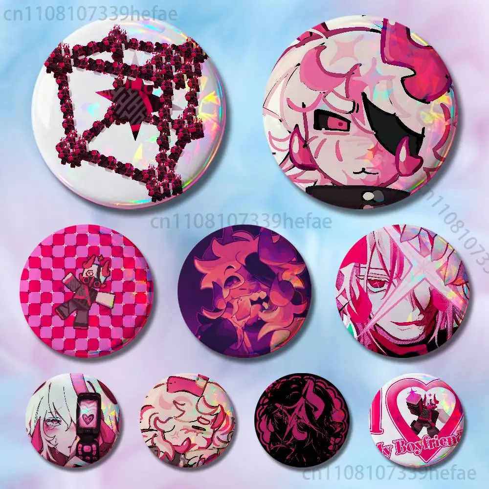 

S-Subspace Valk P-PHIGHTINGS Insignia Badge Case For Decoration 44mm 32mm 58mm Round Tinplate Pin Brooch Gift