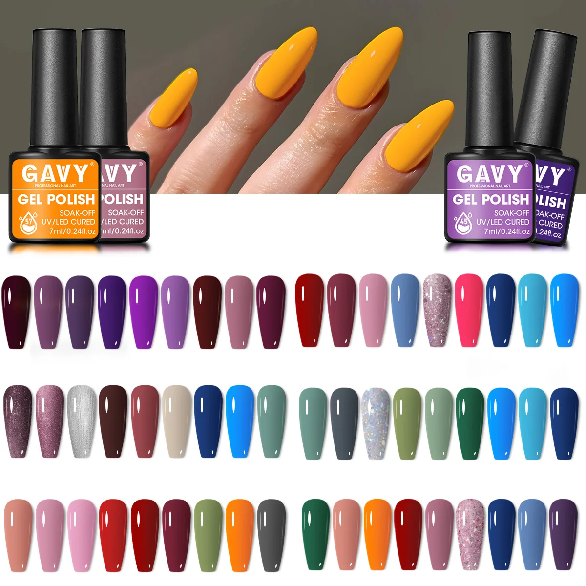 A 9-piece UV LED nail polish set - long-lasting shine, suitable for salons and DIY use, is the perfect gift for the holidays