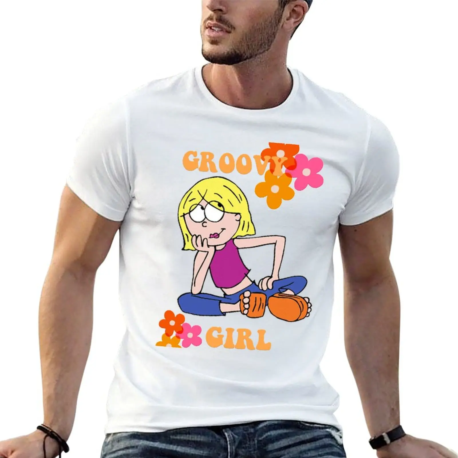 

for McGuire: t Girl graphic man T-Shirt man shirt Lizzie designer Groovy t shirts funny
