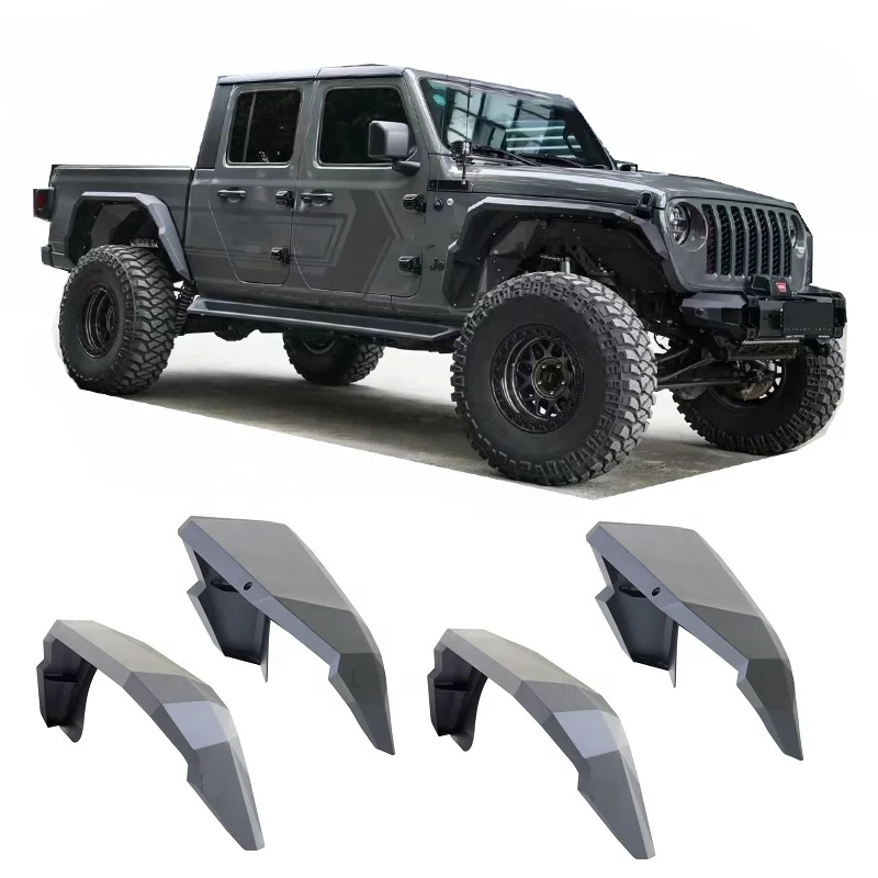 

Wheel Arch For JEEP Gladiator JT Aluminum Front & Rear Fender Flares