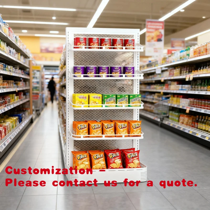 

custom.Heavy Duty Metal Supermarket Shelf Grocery Store Display Rack Retail Shop