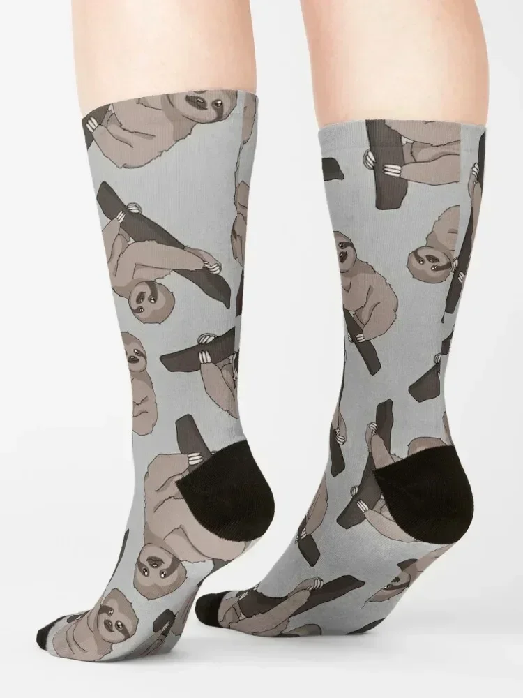 Sloth Pattern Socks Children's sheer Stockings funny sock Socks Women Men's