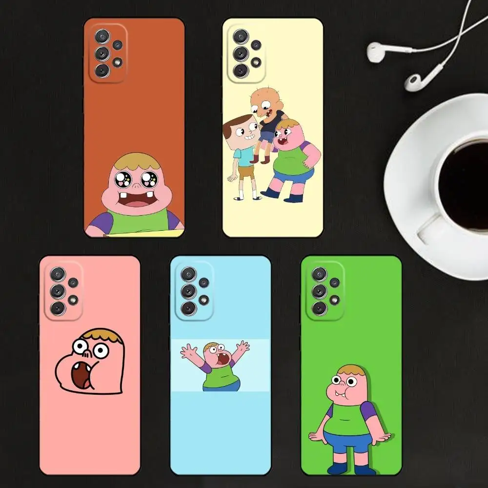 

Funny cartoon C-Clarences Phone Case For Samsung S25,S24,S21,S22,S23,S30,Ultra,S20,Plus,Others Soft Black Cover