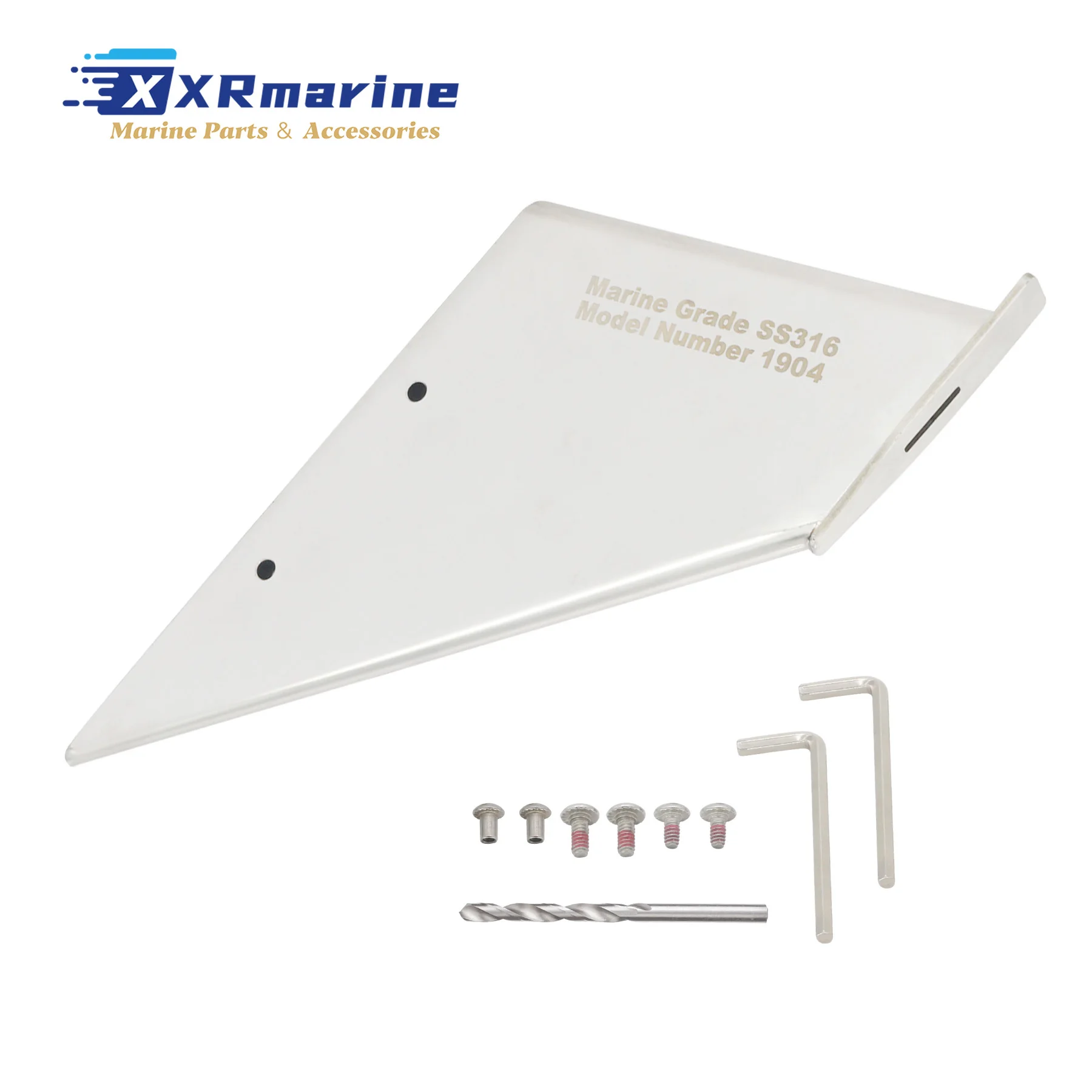 

1904 Boat Marine Skeg Protector Guard Compatible with Mercury Mariner 2-Stroke 4-Stroke 75 To 250 HP Replaces 27061