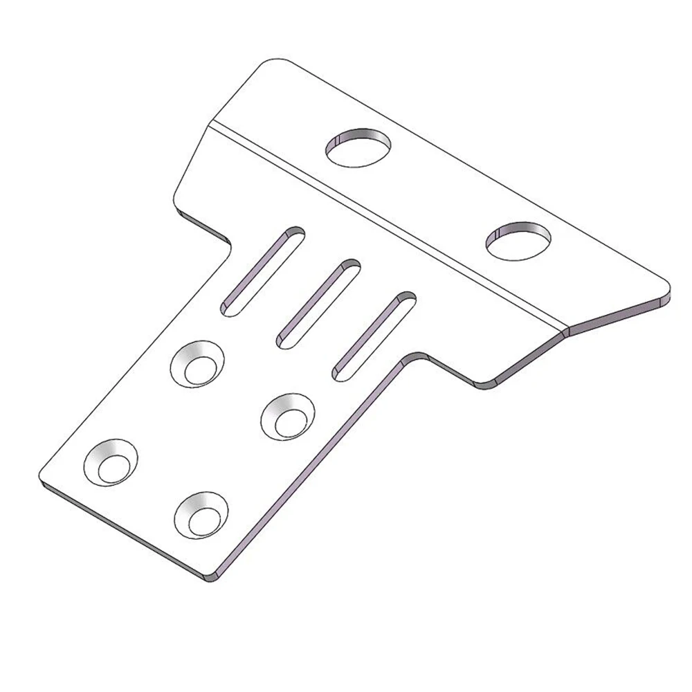 Plaque inférieure de protection avant en aluminium pour Tamiya 1/10 BB-01 BBX01 BB01, protection de châssis, pièces de mise à niveau