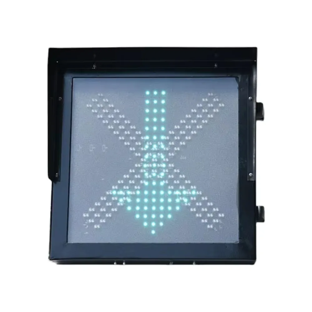 18 Inch Highway Toll Station LED Traffic Light Red Cross Green Arrow Stop And Go Lane Indicator Signal Light