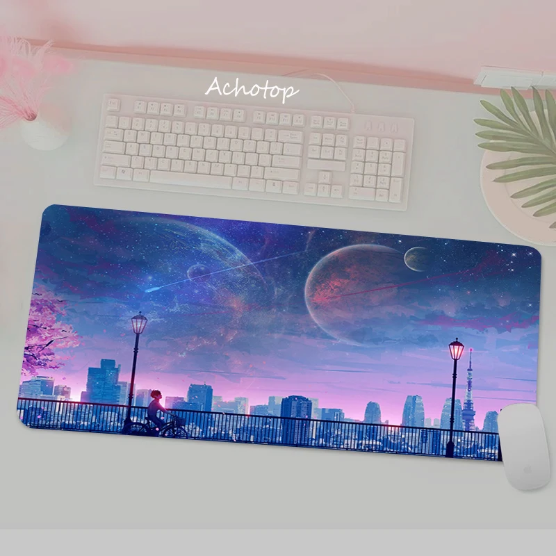 

Space 700x300 Gaming Play Mat Mousepad Anime Cartoon xl Large Size Gamer Mouse Pad Big Keyboard Desk Computer PC Mat Notbook Pad