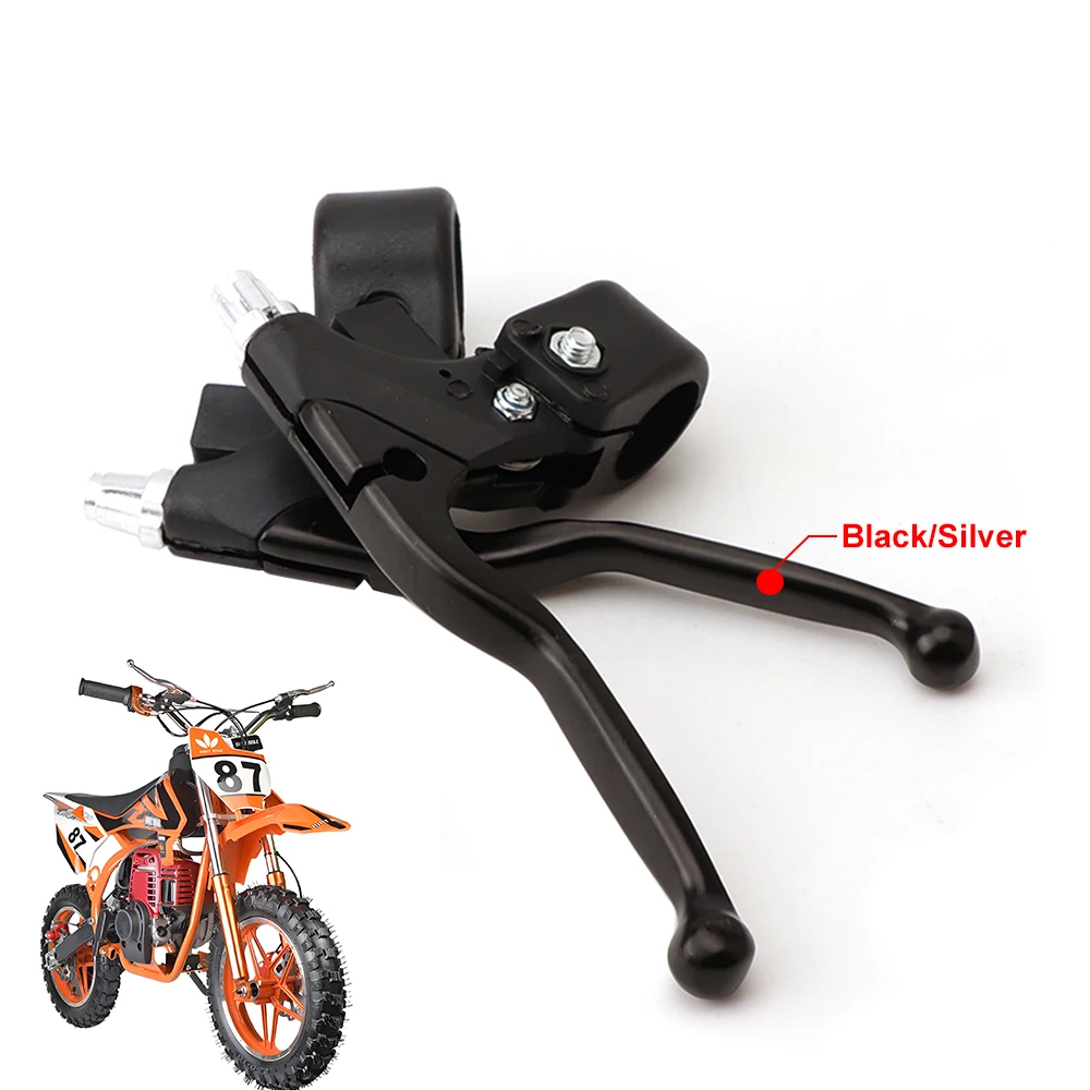 7/8'' 22mm Motorcycle Brake Lever Left Right Brake Levers for 47cc 49cc 2 Stroke Pocket Dirt Bike ATV Quad Mini Moto Scooter
