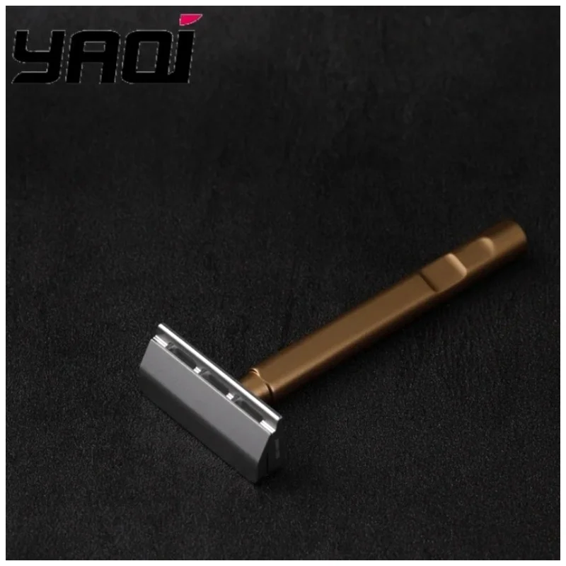 YAQI Tachi Aluminum Lightweight Mens Single Edge Safety Razor Wet Shave Tools Best Gift for Men Mens Grooming Tools Mens Gift
