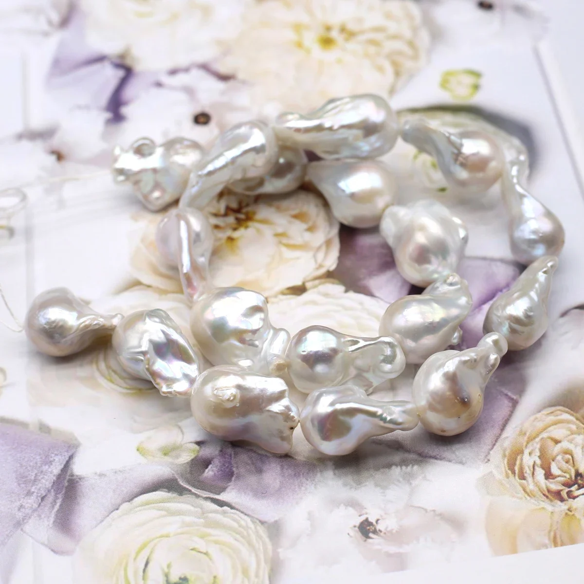 

Natural Baroque Pearls High Quality Freshwater Pearl Beads for Jewelry Making DIY Necklace Bracelet Accessories 15-20mm