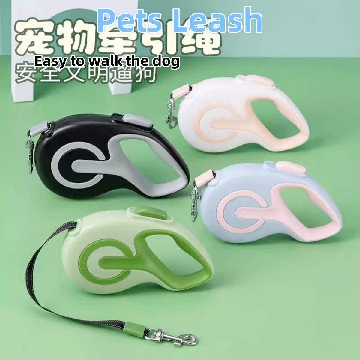 

3M 5M Dog Rope Retractable Traction Pet Dog Leash Cat Puppy Belt Reflective Pet Leashes For Small Medium Large Dogs Pet Supplies