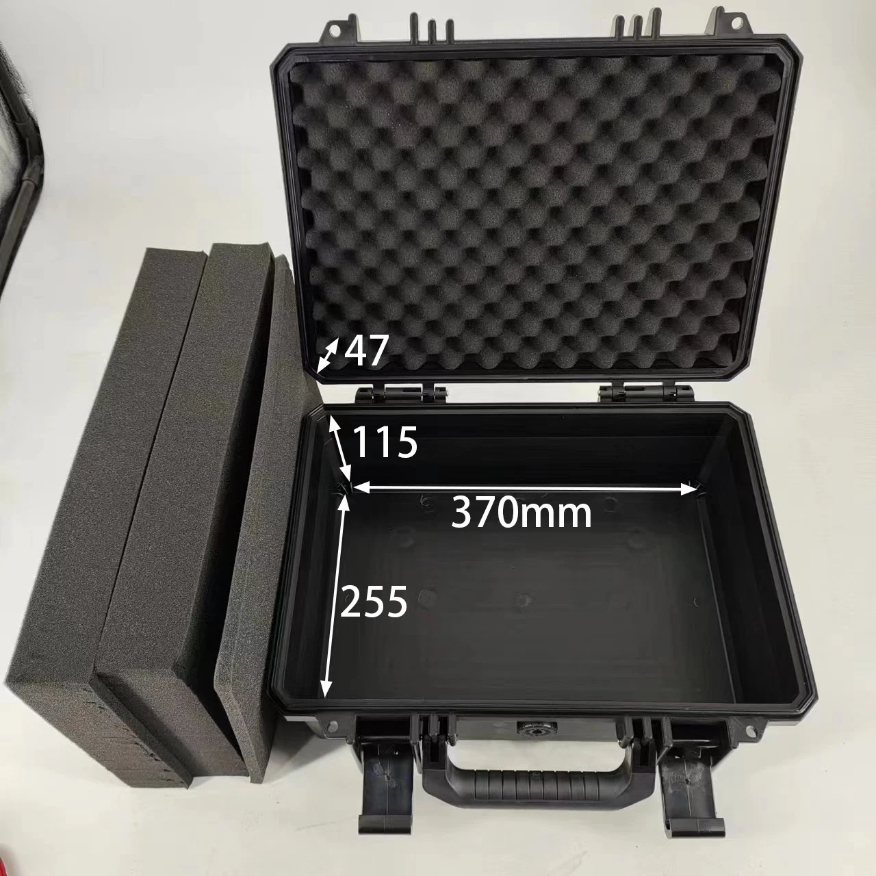 DPC065 Factory Wholesale Hard Plastic IP67 Waterproof Equipment Storage Carrying Tool Case With Customized Foam