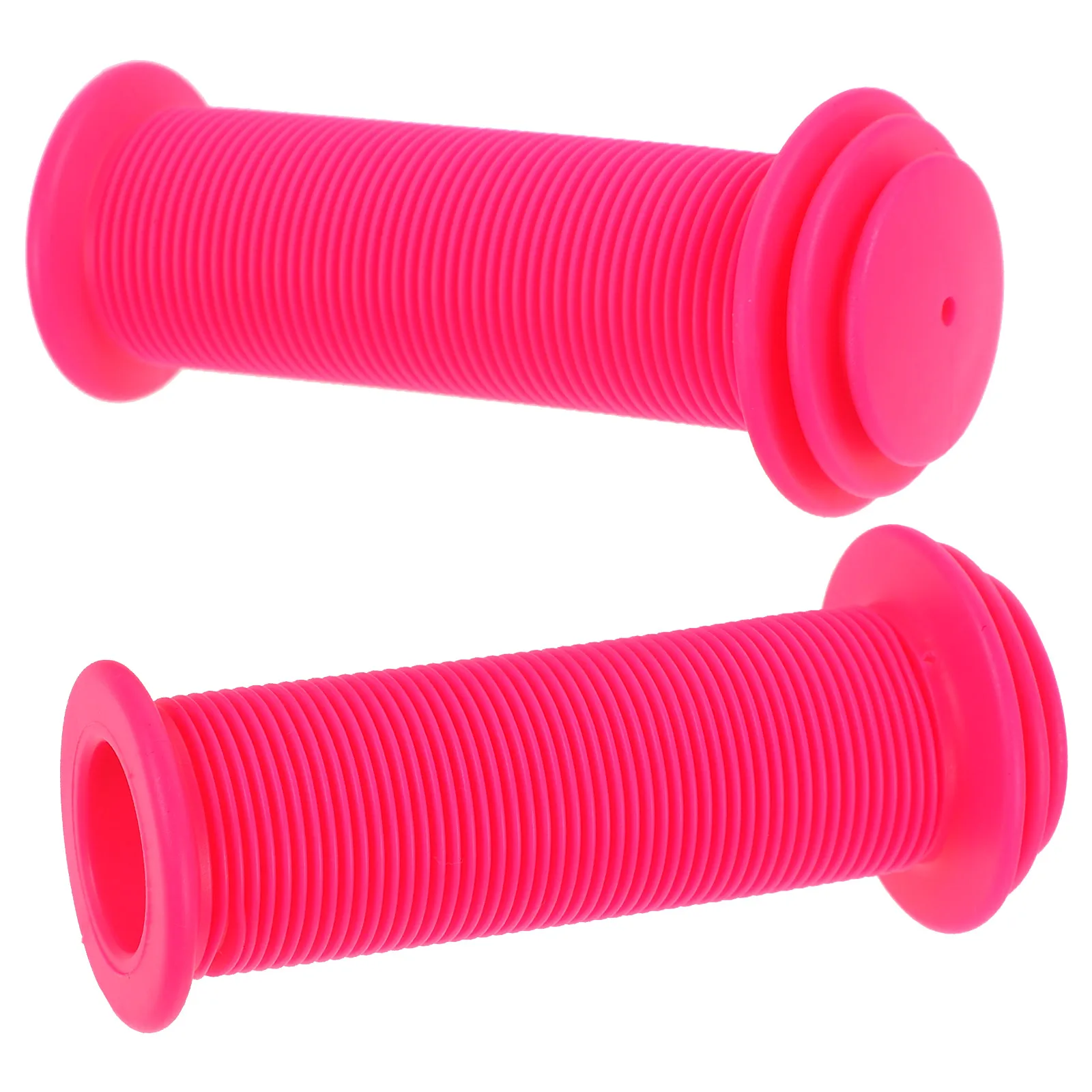 

Rubber Bike Handlebar Grips Anti-slip Mountain Accessories Red Pair Soft Comfort Long-term Usebike handle protector mountain