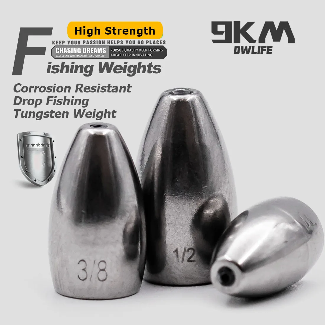 9KM 5PCS Tungsten F… - image