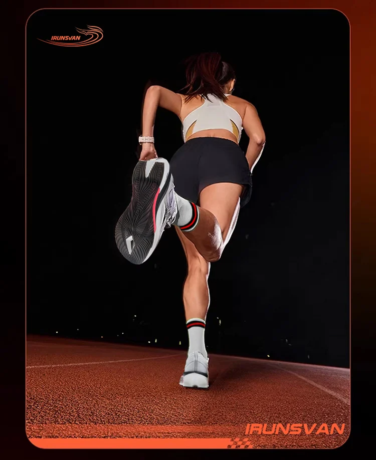 IRUNSVAN Carbonplatten-Laufschuhe mit stabiler Dämpfung eignen sich für Trainingstests und Marathon-Sportschuhe, Unisex 125 – Detail 17