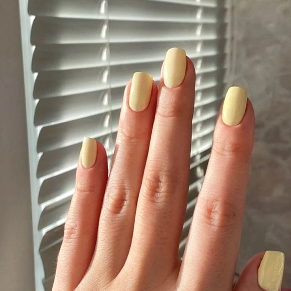KODIES GEL Structure Rubber Base Gel Nail Polish Butter Yellow Beige Gel Polish Semi Permanent UV/LED manicura Nails Art Salon