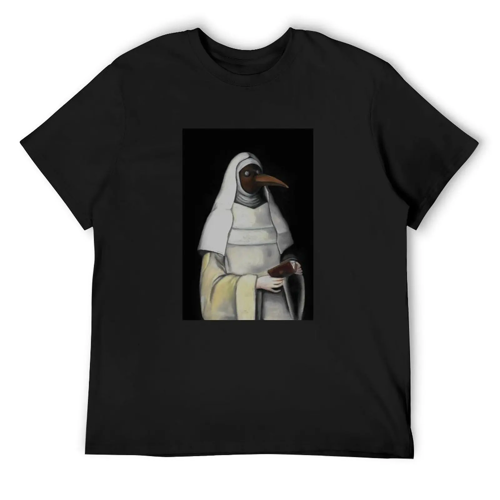 Nun with a Plague Mask T-Shirt graphics vintage anime shirt sublime heavyweights shirts men graphic