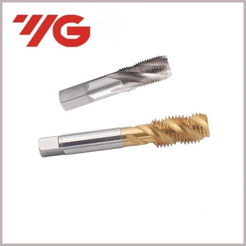 1PCS Korea YG American Pipe Spiral  Tap For aluminum/With Tin Coating NPT NPTF NPS NPSF1/16-27 1/8 3/8-18 1/4-18 3/4-14 1/2-14