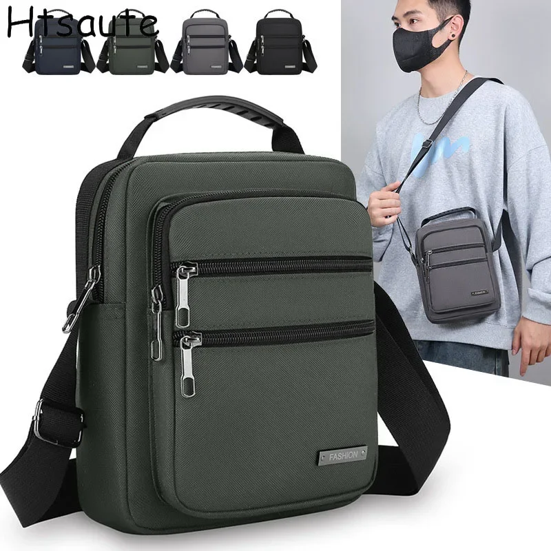 

Vintage Waterproof Shoulder Bag For Men Fashion Crossbody Bags Shockproof Men's Bag Fanny Pack Man Bag For Men sling bagS