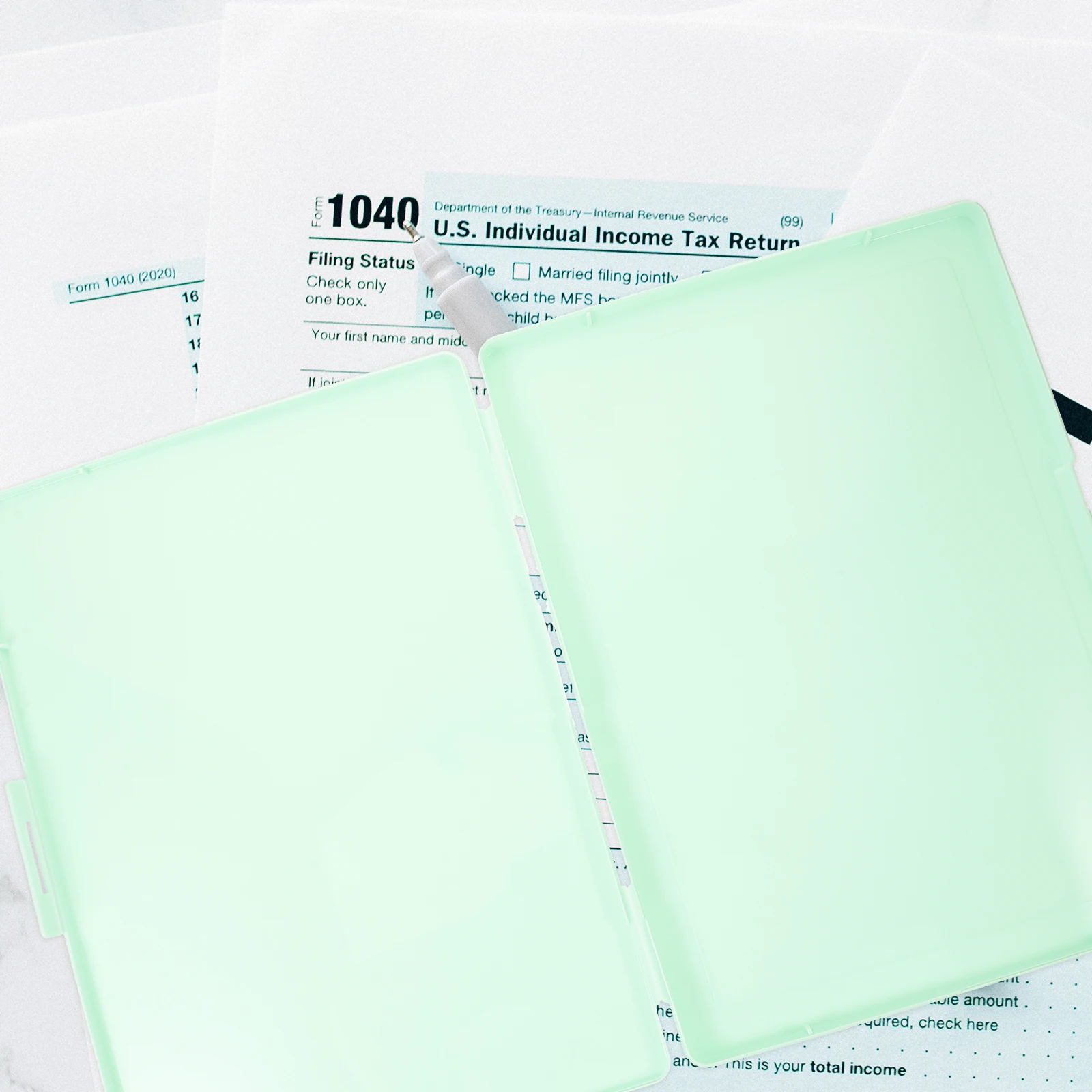 

Plastic Storage Box Practical Business Card Holder Certificate Organizer Travel File Case Small Items Jewelry Organizer Box