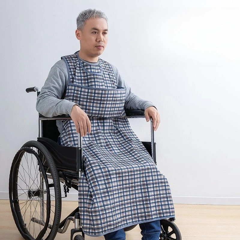 مقاوم للماء المرايل الكبار تناول كبار السن كبيرة قابلة لإعادة الاستخدام قابل للغسل تغذية المئزر لعابه الغذاء تسرب غطاء للحماية سهلة التنظيف