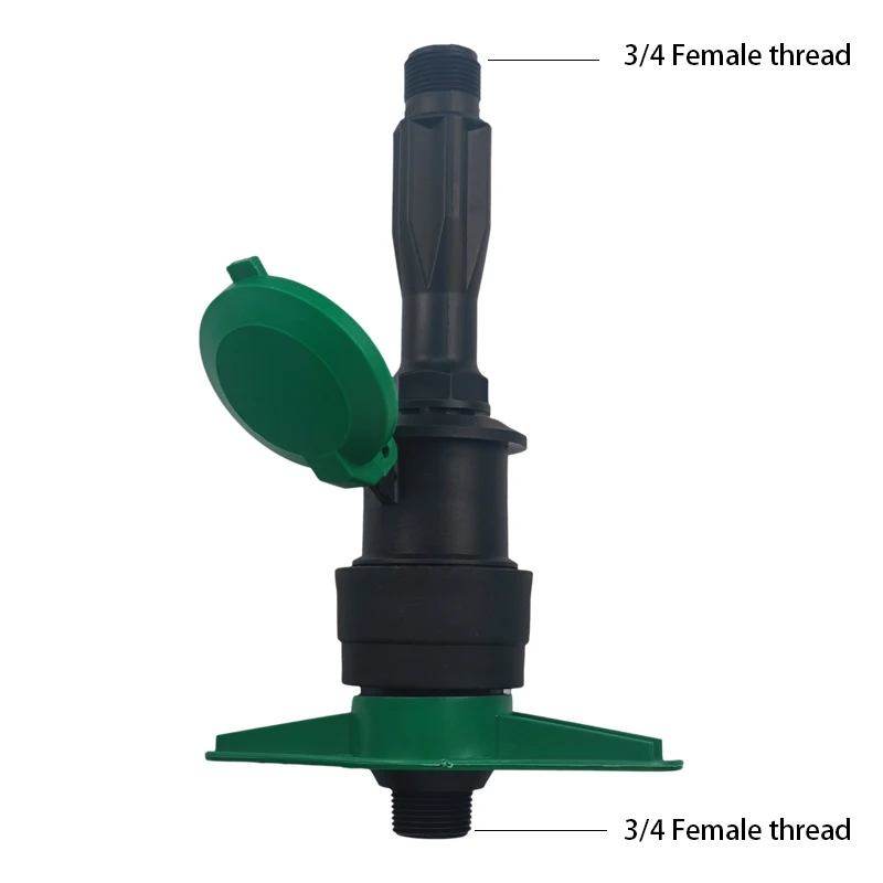 

3/4 Plastic Thread Rapid Water Intake Valve Home Garden Lawn Irrigation System Part Car Wash Fast Connection Water Hydrant 10pcs