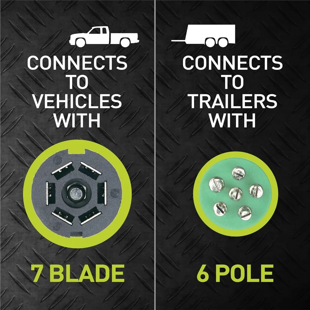 Soluzioni di traino - Adattatore Nite-Glow da 7 lame a 6 rotonde Endurance Flex-Coil