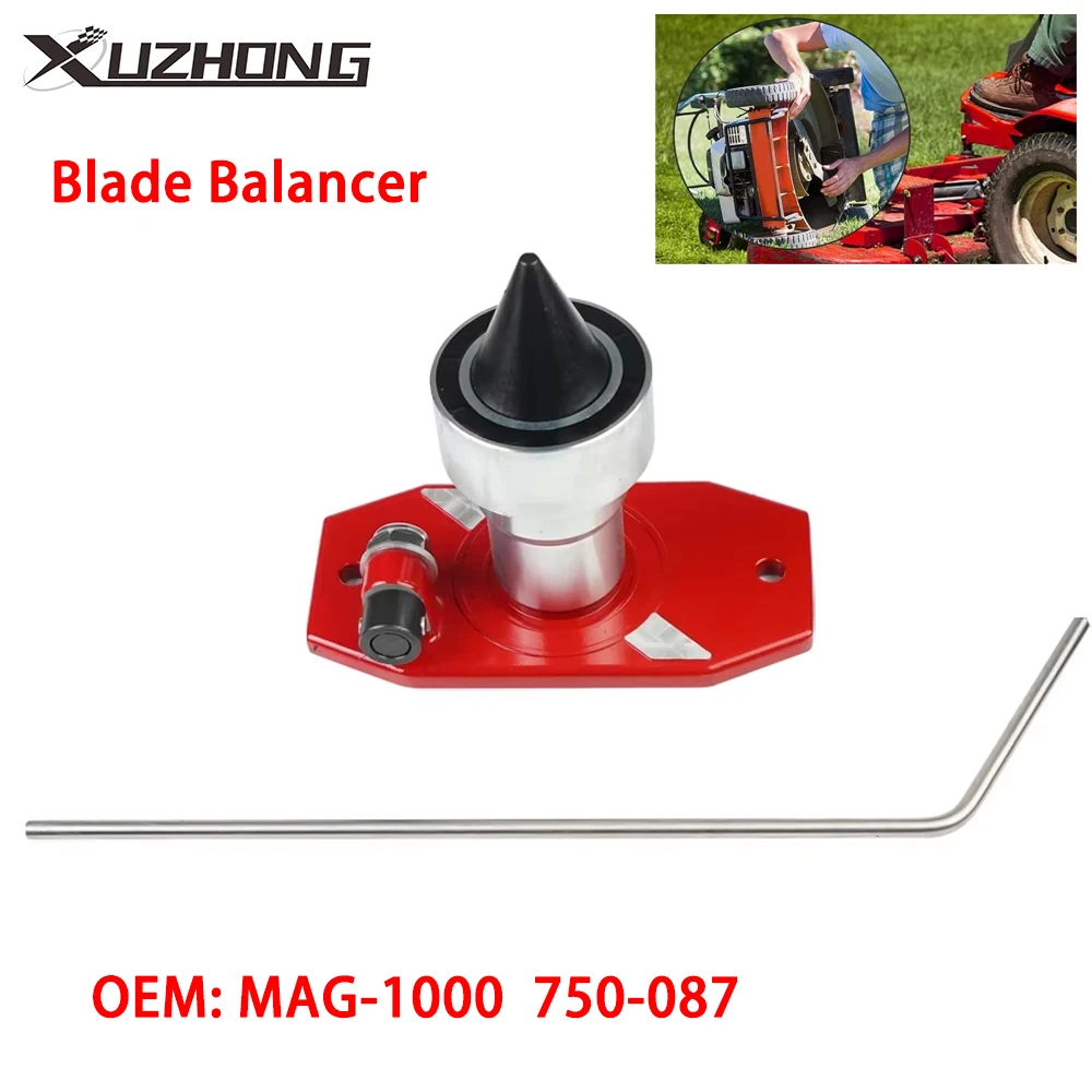 

MAG-1000 750-087 Lawn Mower Blade Balancer Wall Mount,Work with Blade Hole Sizes of 5/16" To 1-1/2" Diameter