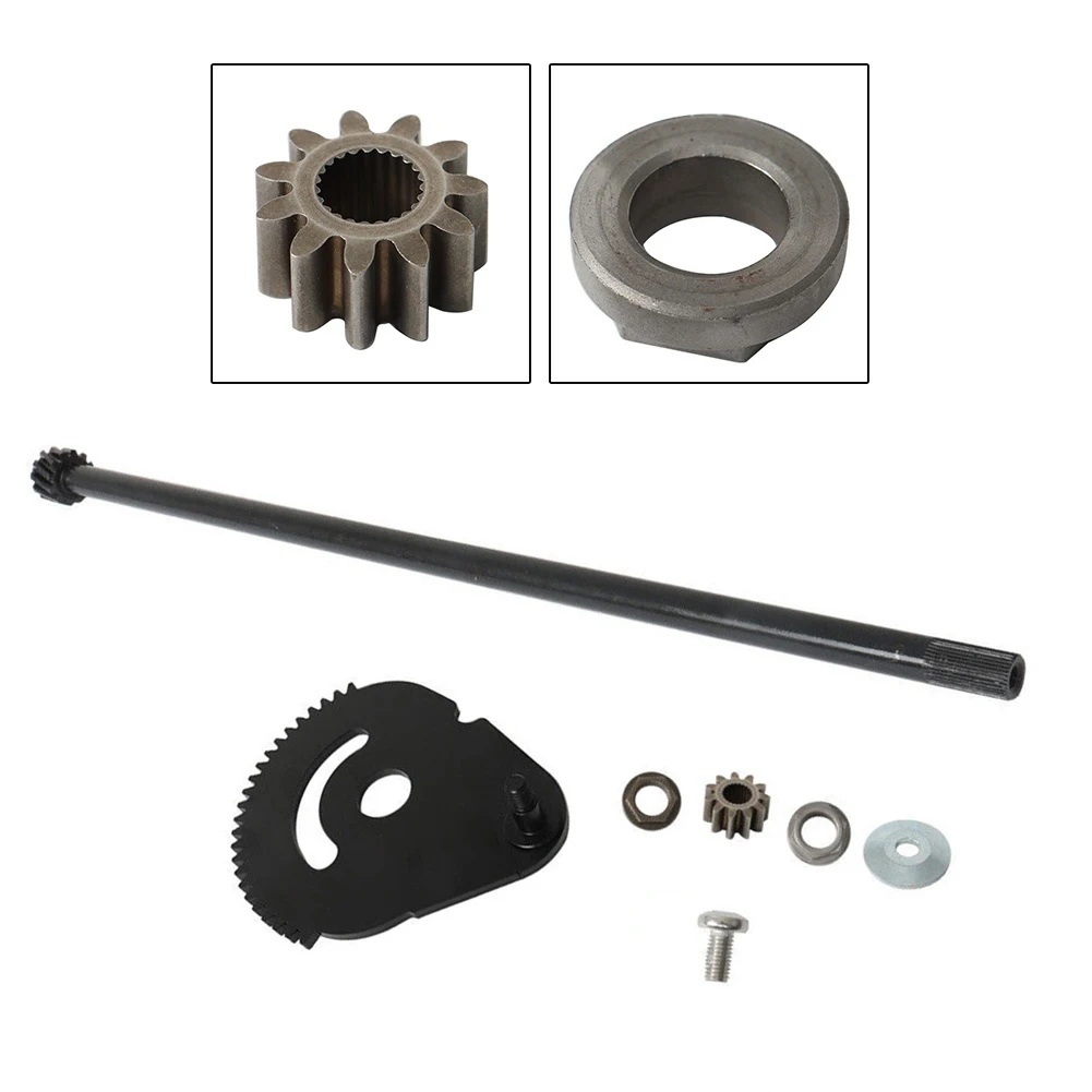 Replacement Steering Rod and Gear Set for Craftsman and For Troy Lawnmowers Includes Bushing Kit for Better Use