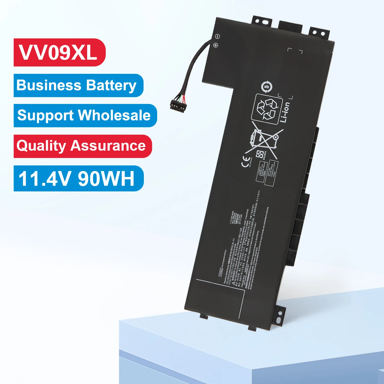 

KingSener VV09XL Аккумулятор для ноутбука HP ZBook 15 G3 G4 серии HSTNN-DB7D HSTNN-C87C 808398-2C2 808398-2C1 808452-005 11,4 В 90 Втч