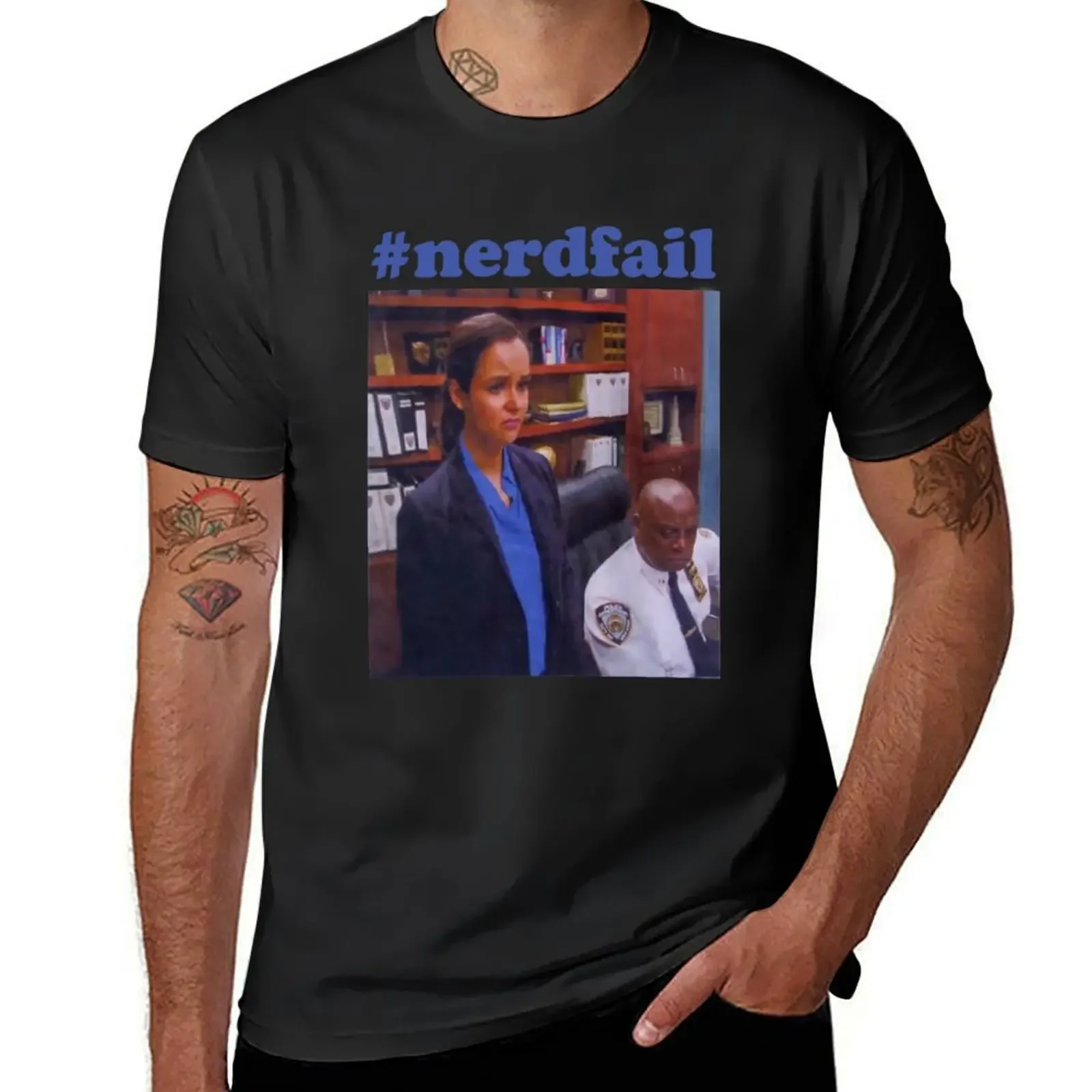 

#nerdfail T-Shirt vintage anime shirt boys whites funny t shirts men