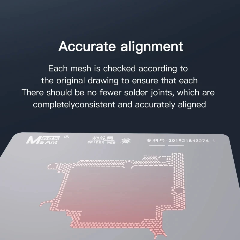 MaAnt Motherboard Middle Frame BGA Tin Template For Huawei Mobile Phone Mainboard Layered IC Chip Soldering BGA Stencil