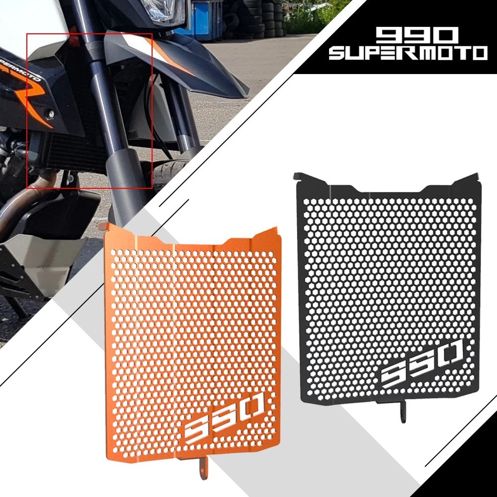 

Motorcycle Accessories Radiator Guard Grille Cover Protector For 990 Supermoto SMT 990 SM R LC8 2009 2010 2011 2012 2013 2014