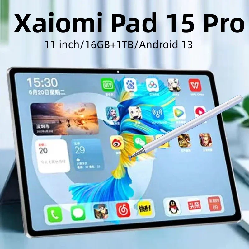 2024 Глобальная версия планшетов Xiaoml Pad 15 Pro 11 дюймов HD оригинальный планшет 5G Wi-Fi Android PC MI планшеты Google Play планшеты ПК