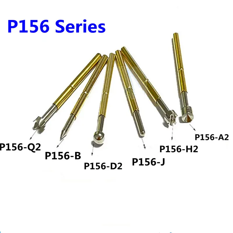 

20PCS/bag Spring Test Probe P156-A2 B1 E2 H2 D2 J1 Q1 Q2 G2 Outer Diameter 2.36mm Length 34mm PCB Pogo Pin