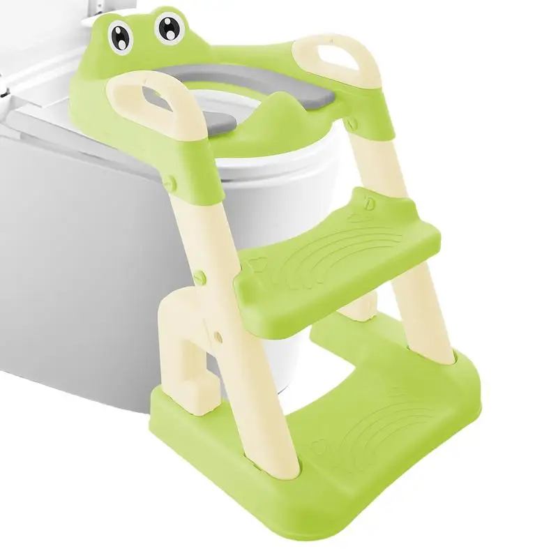 

Foldable Potty Chair New Stepped Children's Toilet Foldable Foot Stool Multifunctional Toilet Boy Girl Baby Toilet Training Poty