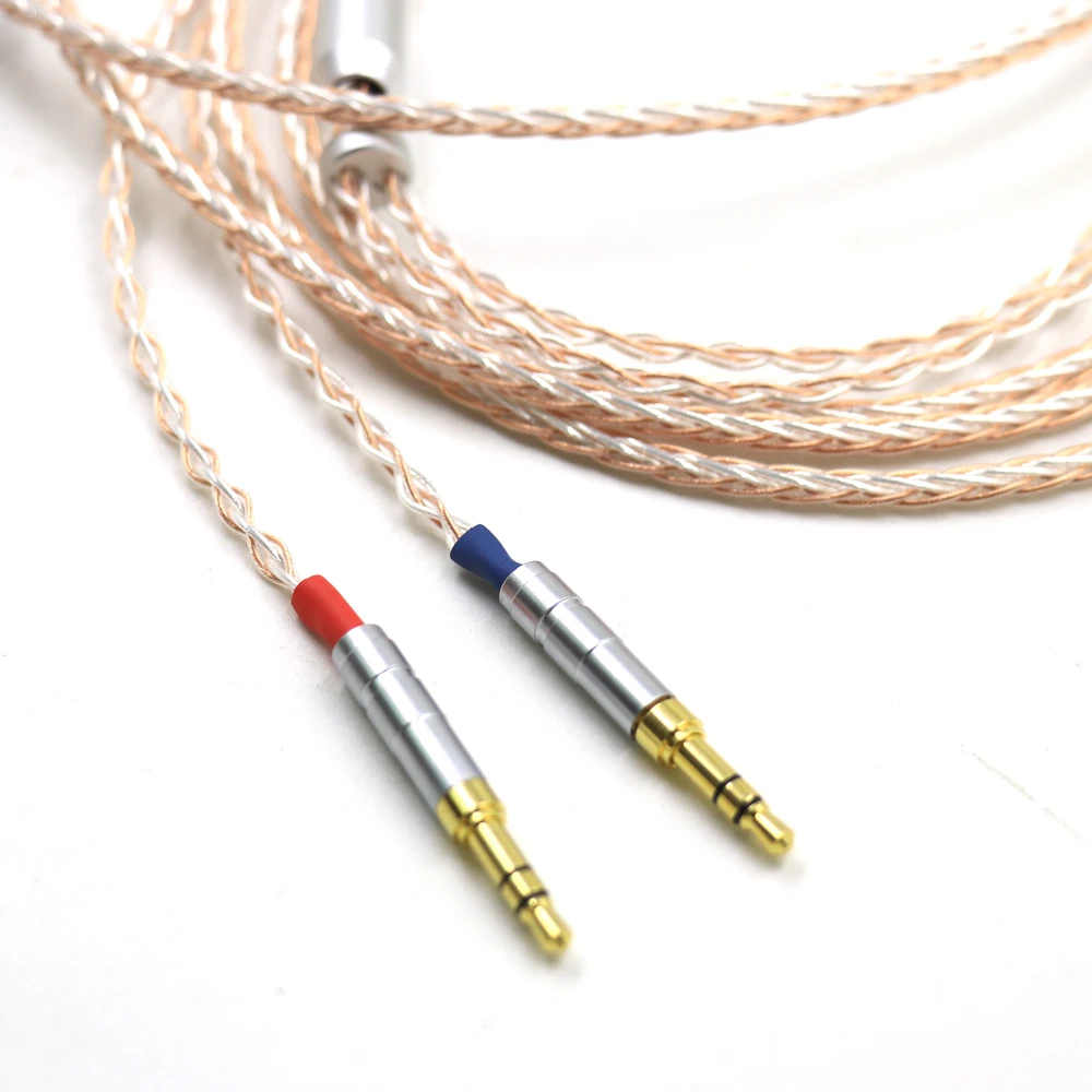 MDR-Z7 Z1R Z7M2 Headphone Balance Cable D7100 D7200 D600 4pin XLR 4.4 /3.5mm Copper Silver Braided Earphone Upgrade Cables